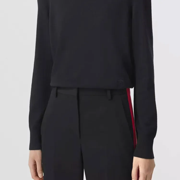 Burberry Stripe neckline Cashmere Jumper-5