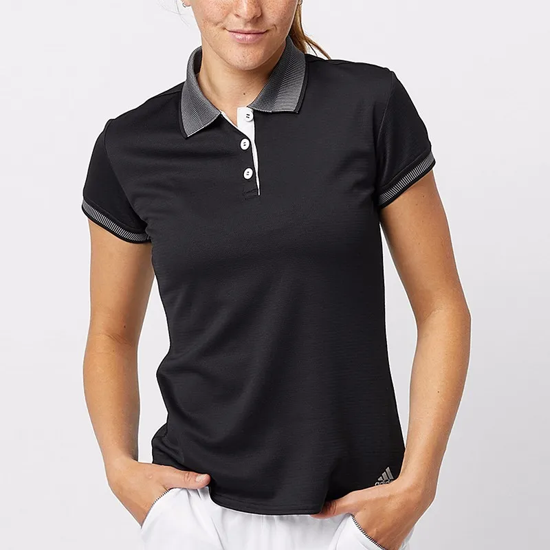 Adidas Polo Shirt Women's Black-2