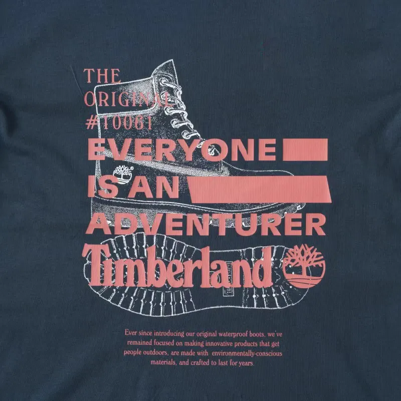 Timberland T Shirts Unisex Blue-2
