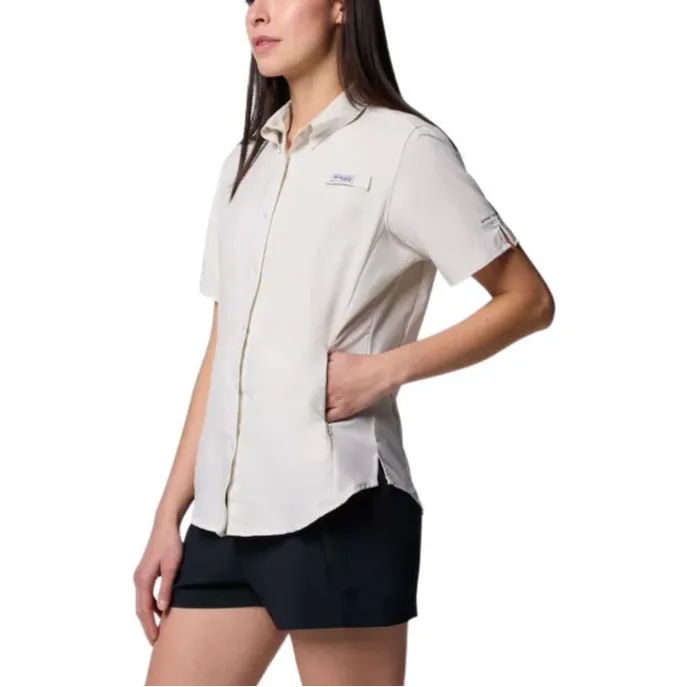 Columbia PFG Tamiami Shirt Women's Stone Color-2