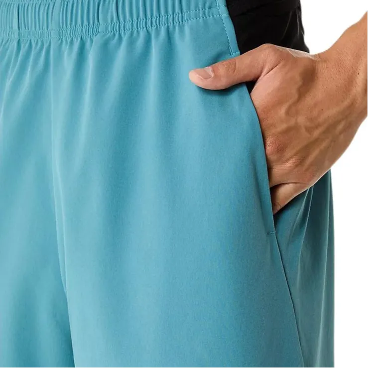 Asics Casual Shorts Men's Atlantis Blue-3
