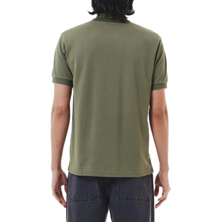 LACOSTE Polo Shirt Men's Olive Green-3
