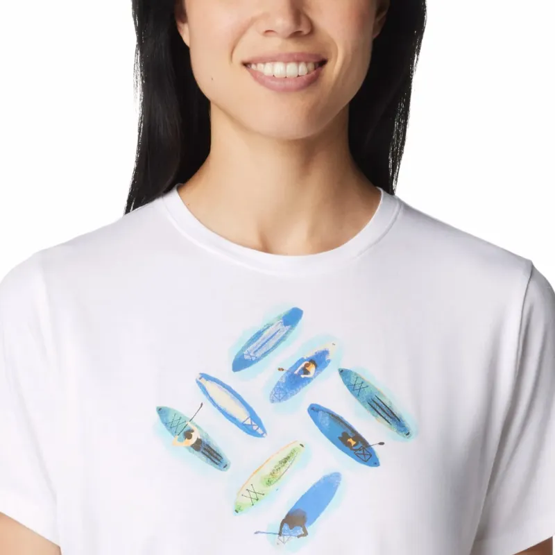 Columbia Sun Trek T-Shirt Women's White-3