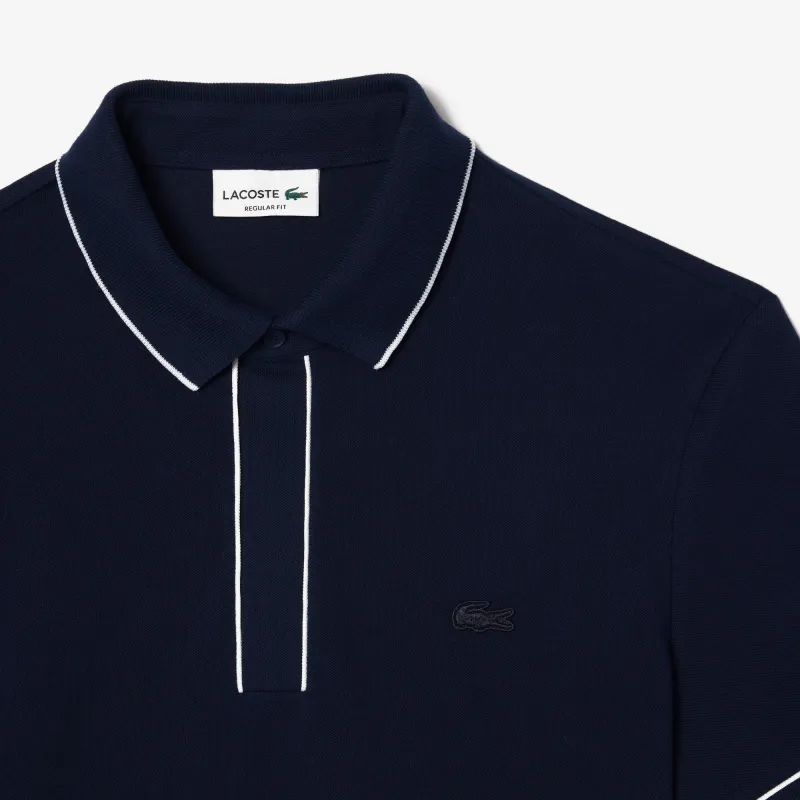 LACOSTE Contrast-trim Polo Shirt-4