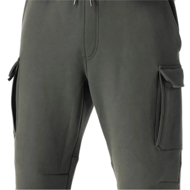 DECATHLON 520 Knitted Sweatpants Men's Dark Green-2