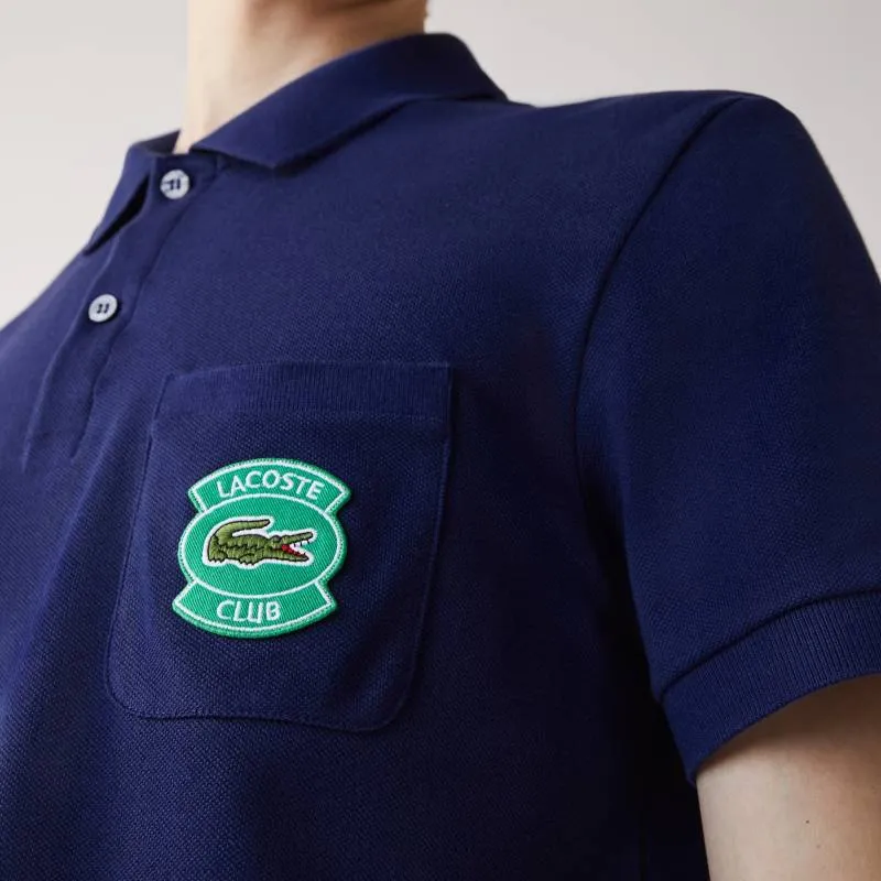LACOSTE Polo Shirt Men's Dark Blue-2