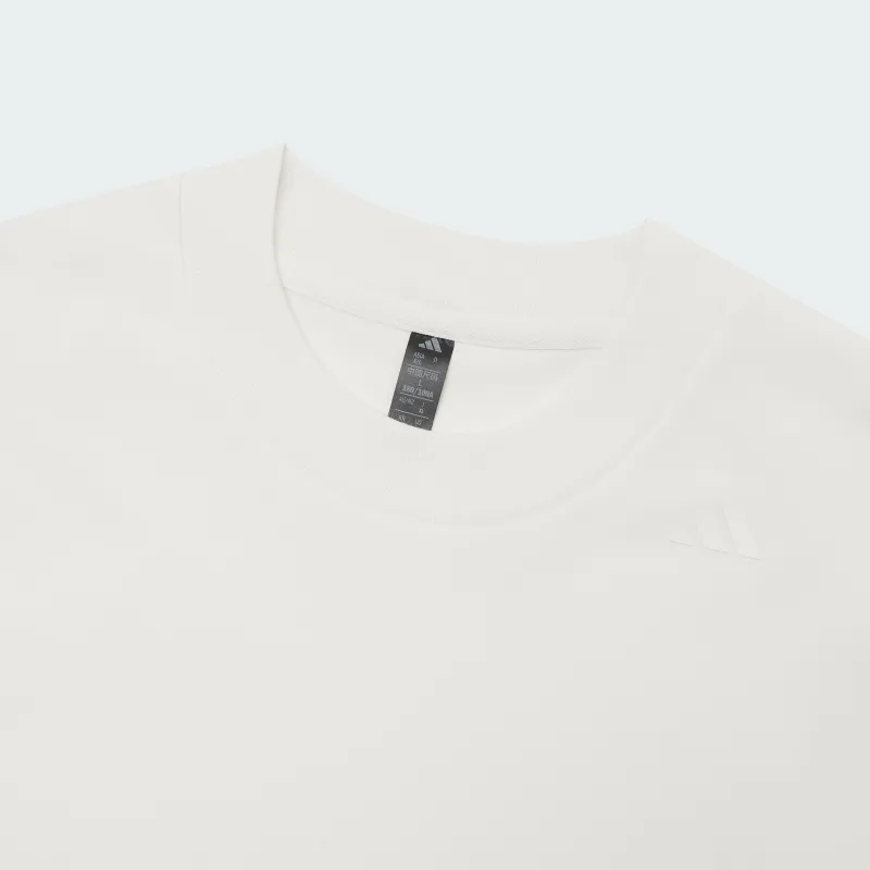 Adidas SS25 T Shirt Men's Jade White-3