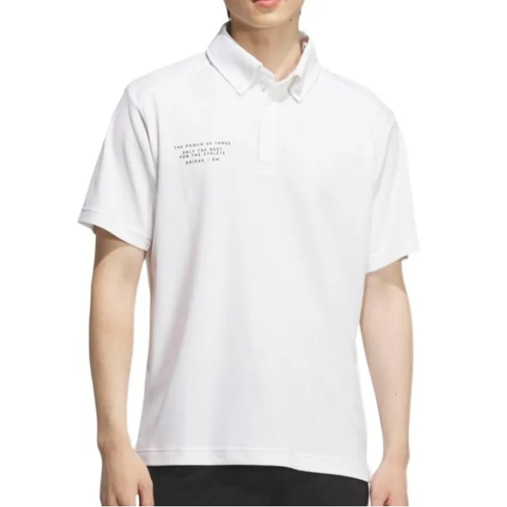 Adidas Clothing Polo Shirts Men White-1