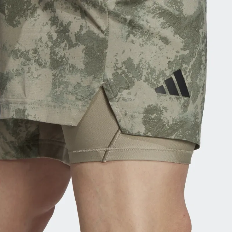 Adidas SS23 French Open Series Casual Shorts Men's Pebble Silver-4