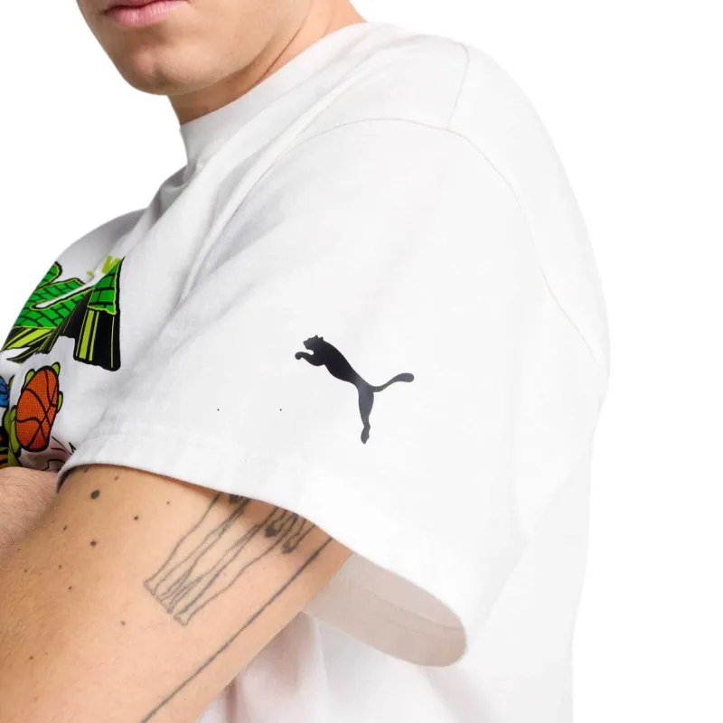 PUMA Playera PUMA Hoops X Tortugas Ninja Ii Para Hombre-4