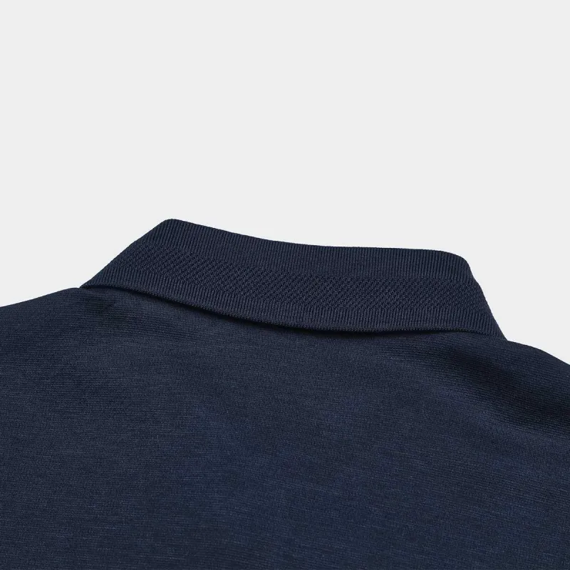 FILA Modern Polo Shirt Men's Navy Blue-2