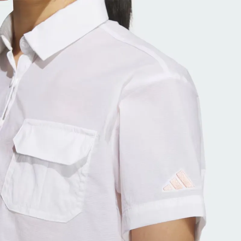 Adidas Polo Shirt Women's White-4