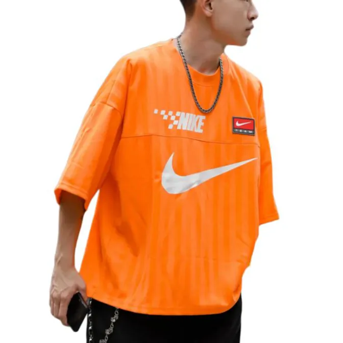 Nike Sports Life Collection T Shirt Men's Orange-1