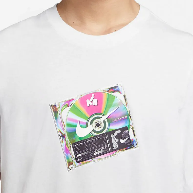 Nike T Shirts Men White-2