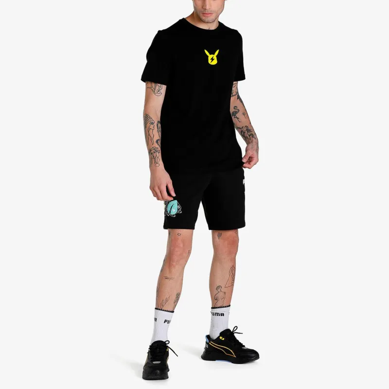 PUMA X Pokemon Co Brand Series Casual Shorts Men's Black-2