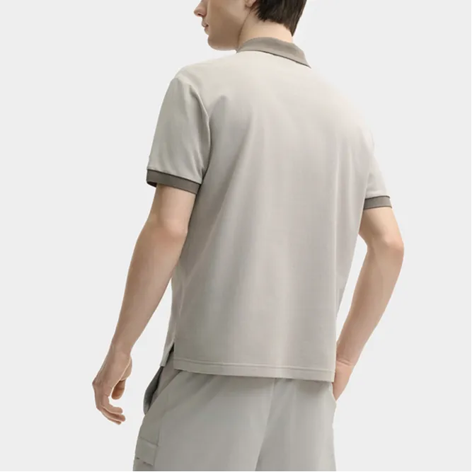 FILA MILANO Italian Luxury Sports Collection Polo Shirt Men's Monotone Gray GY-3