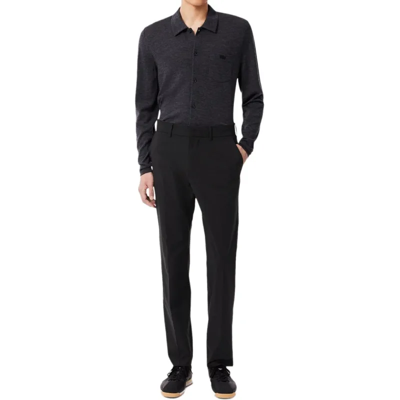 LACOSTE Casual Pants Men's Black-2