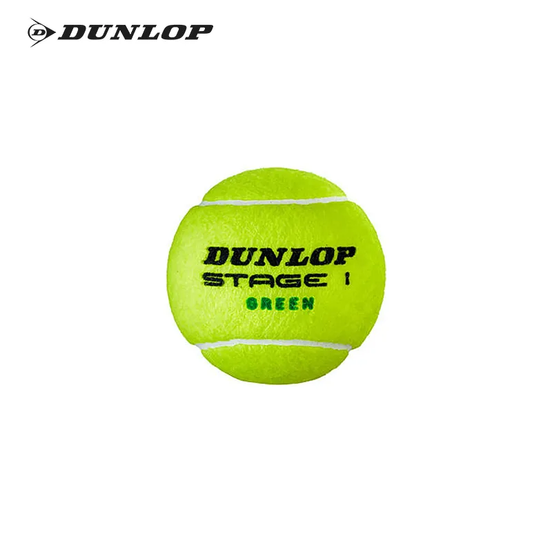 DUNLOP STAGE 1 Tennis Balls Wool, Polyester Training Ball Firm Ground, Grassland Light Green-1