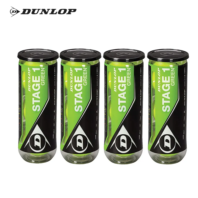 DUNLOP STAGE 1 Tennis Balls Wool, Polyester Training Ball Firm Ground, Grassland Light Green-5