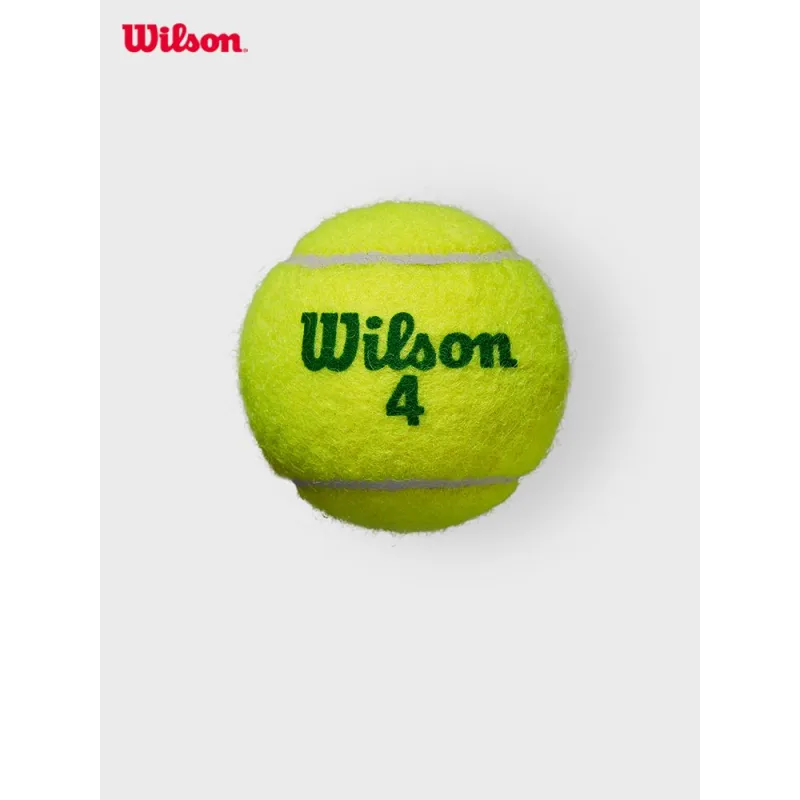Wilson Tennis Balls Blend Wool Training Ball Indoor Training Ball 6.30 6.86CM Yellow-2