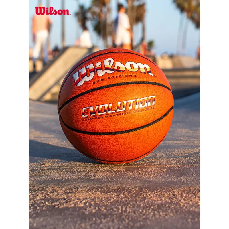 Wilson Microfiber Leather Basketball Brown Size 7 Training-4