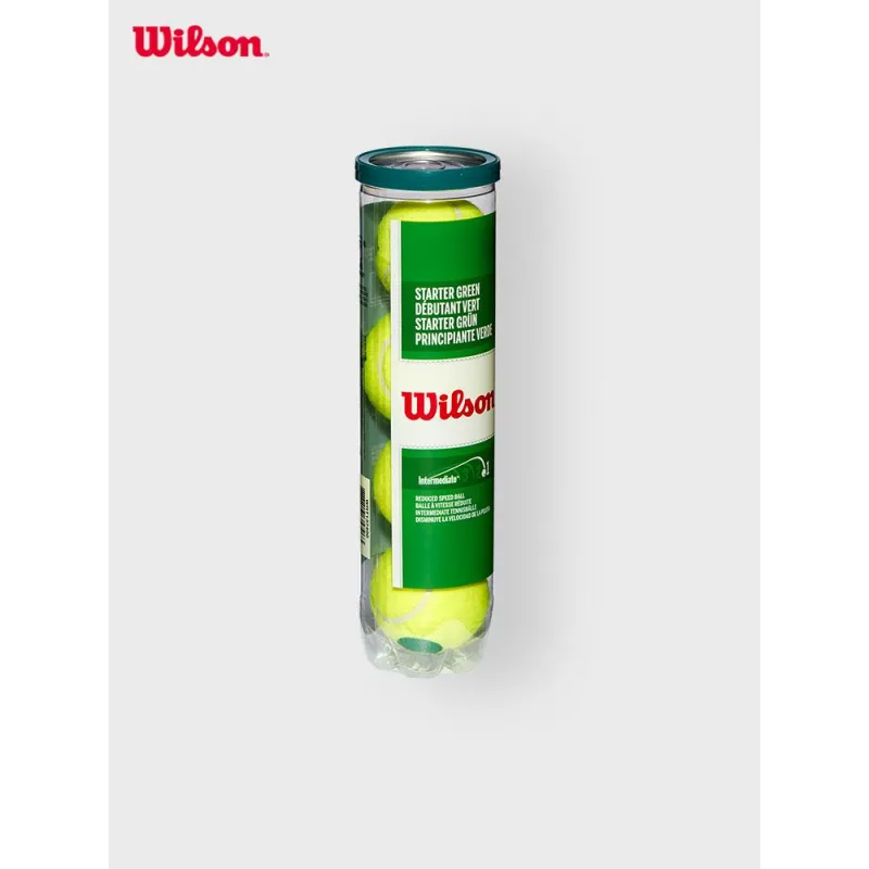 Wilson Tennis Balls Blend Wool Training Ball Indoor Training Ball 6.30 6.86CM Yellow-1