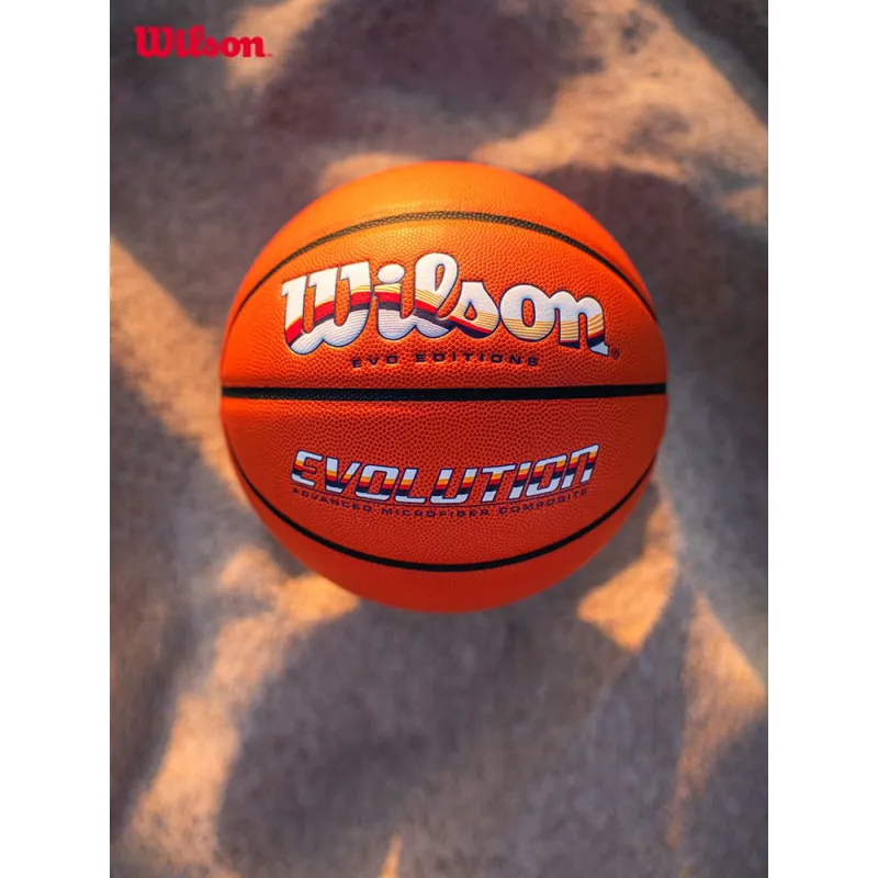 Wilson Microfiber Leather Basketball Brown Size 7 Training-3