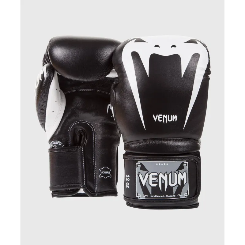 VENUM Boxing Gloves Nappa Leather Black-3