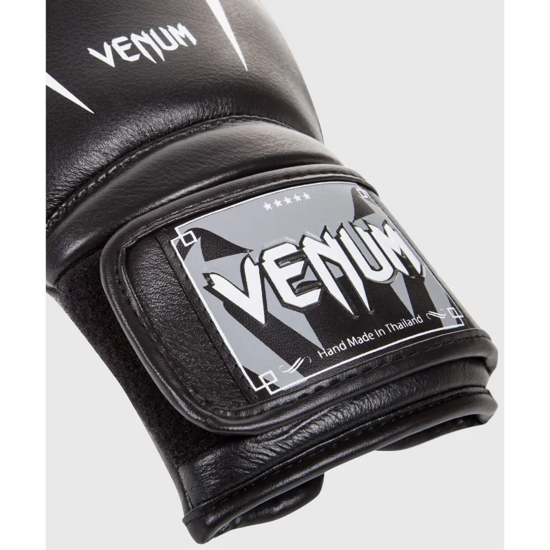 VENUM Boxing Gloves Nappa Leather Black-1
