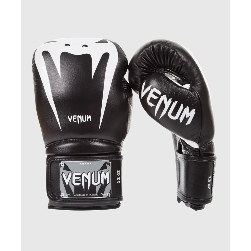 VENUM Boxing Gloves Nappa Leather Black-4