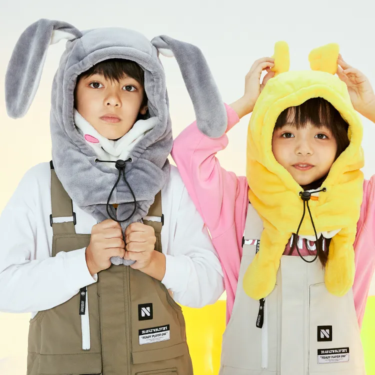 NANDN Ski Protective Gears French Terry Polar Fleece Kids'-4