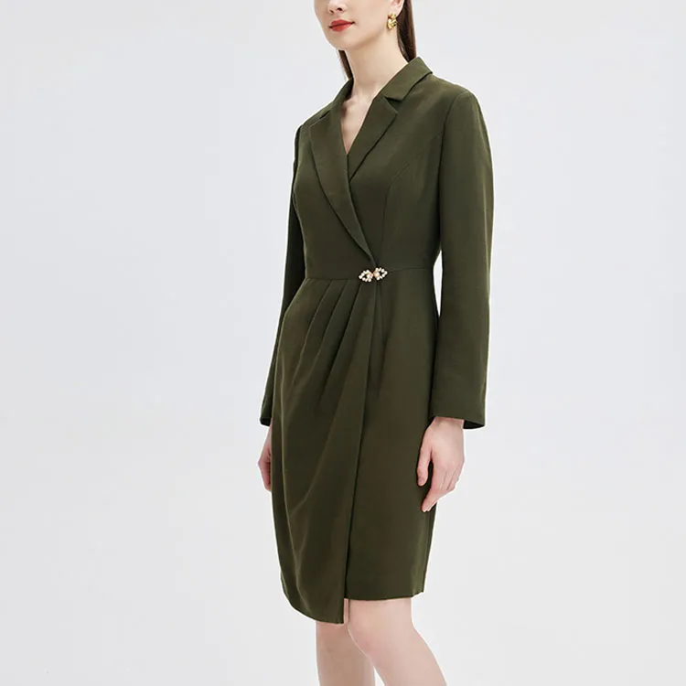 My Teno Long-Sleeved Dresses Women's Green-4
