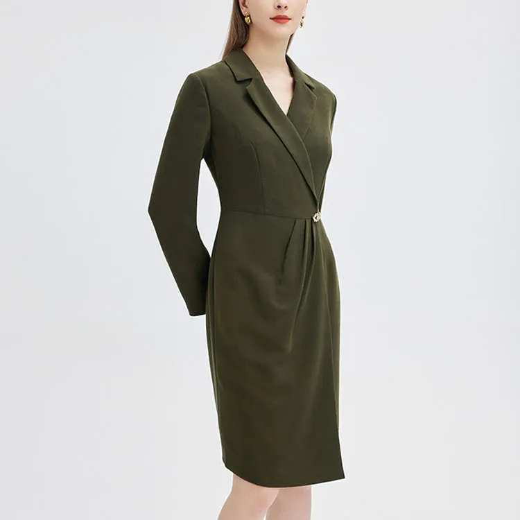 My Teno Long-Sleeved Dresses Women's Green-3