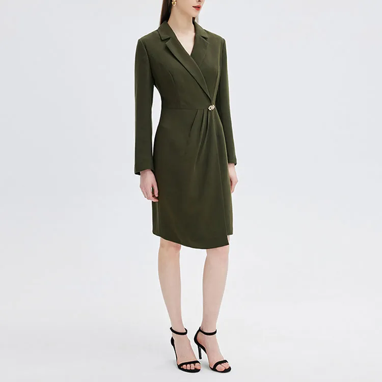 My Teno Long-Sleeved Dresses Women's Green-2