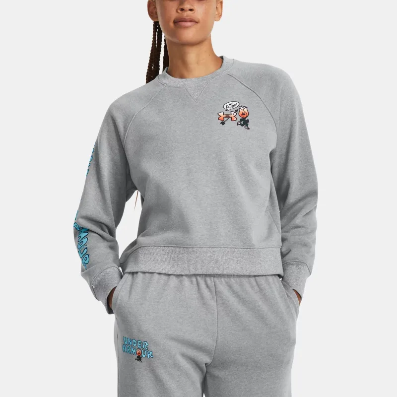 Under Armour Sweatshirts Women's Gray-3