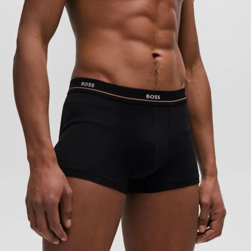 HUGO BOSS Five-Pack Of Stretch-Cotton Trunks With Logo Waistbands Swimming Shorts Men's 5 Pack-3