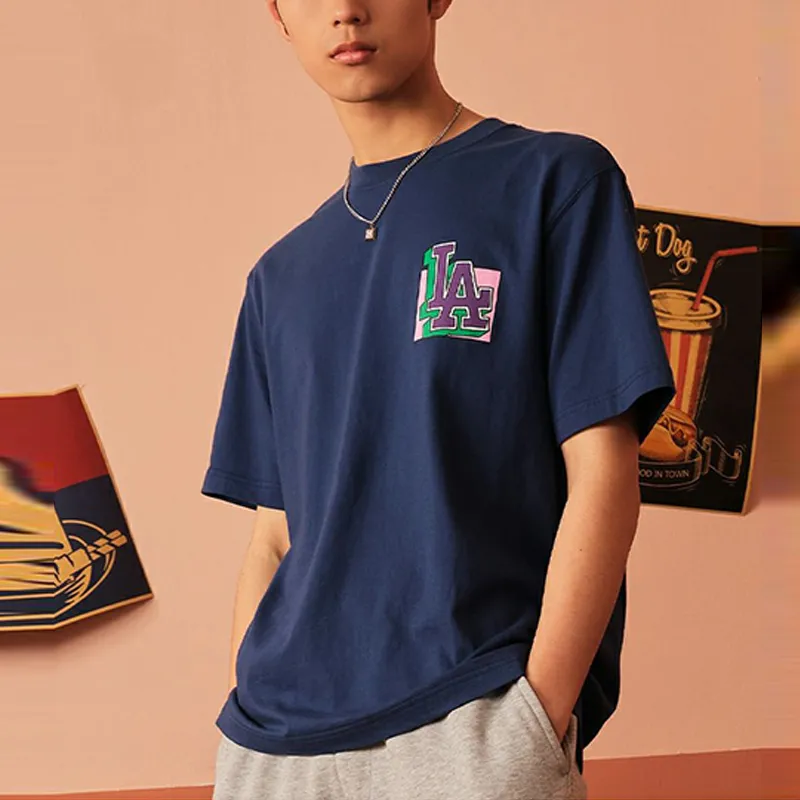 MLB Like Series T Shirts Unisex Indigo-3