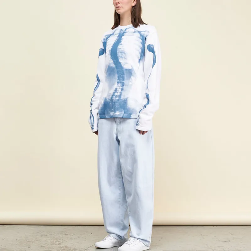 Dime Wave Bones Terry Long Sleeve Shirt-1