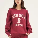 MLB College Style Series Sweatshirts Unisex Dark Burgundy
