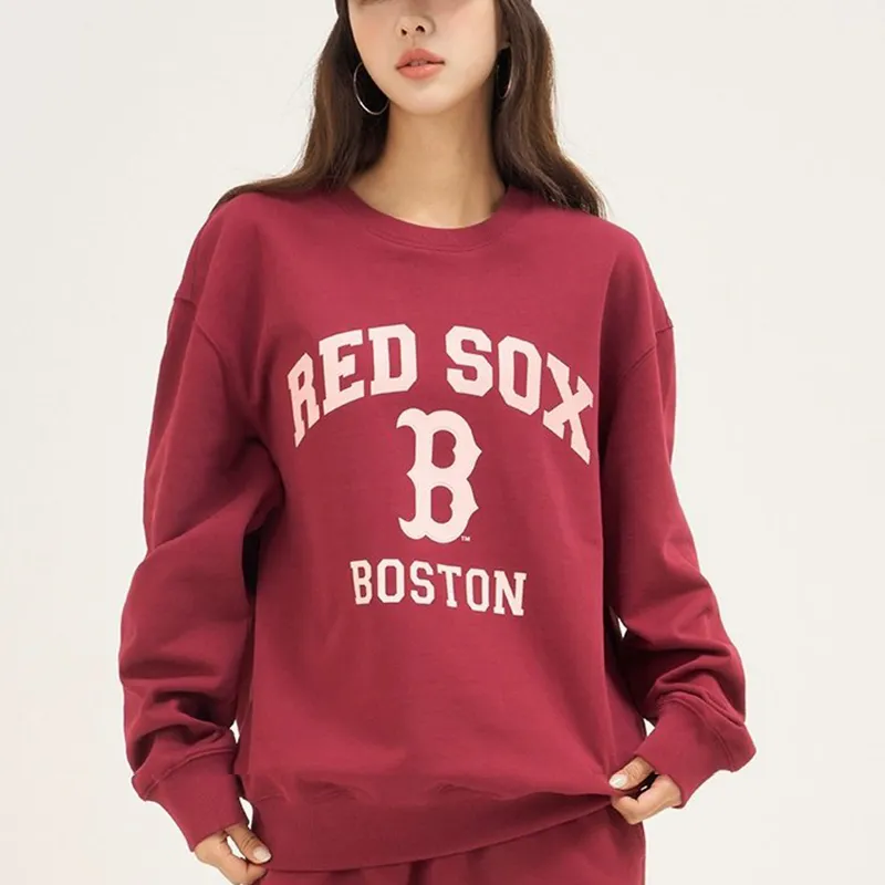 MLB Sweatshirt Unisex Dark Burgundy-1