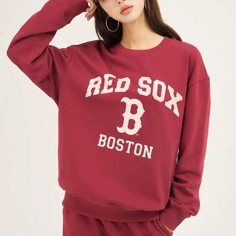 MLB Sweatshirt Unisex Dark Burgundy-3