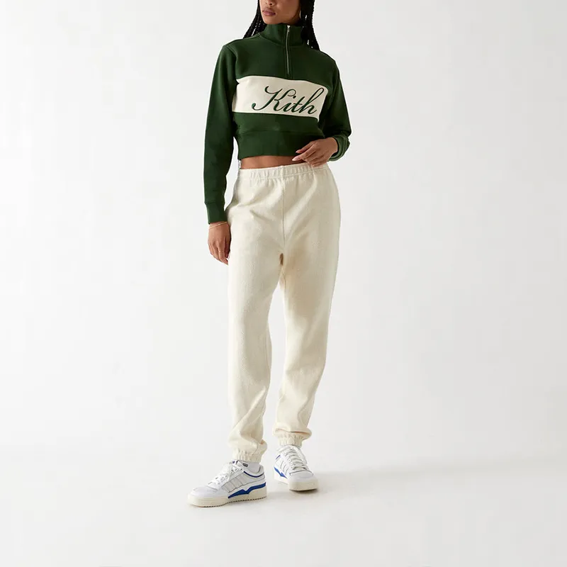 KITH Women's Hunter Ii KITH Script Quarter Zip Convoy-2