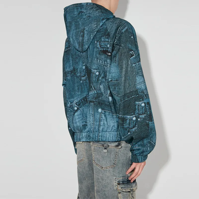 Misbhv X Esther Yu Yu Shuxin Co-authored Series Sweatshirts Unisex Denim Blue-3