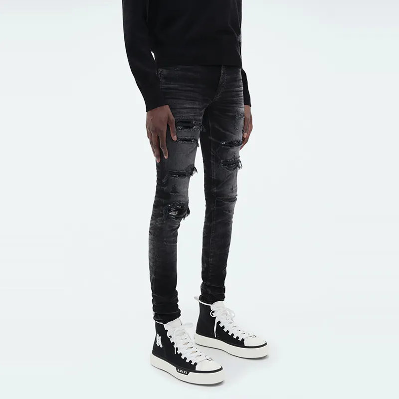 AMIRI Sequin Thrasher Jean-4