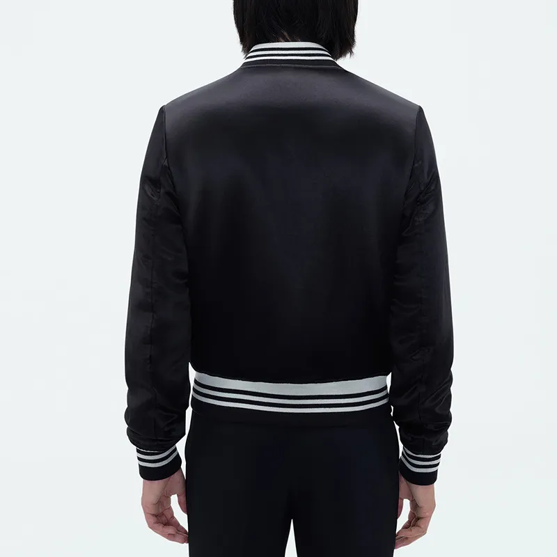AMIRI Logo embroidered Varsity Jacket-2
