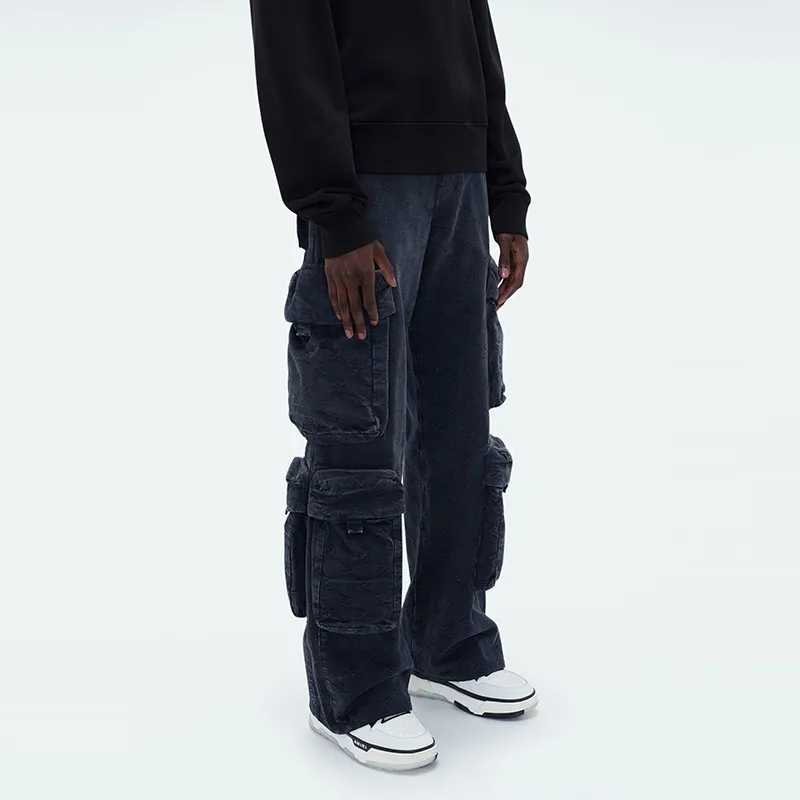 AMIRI Cargo Pants Men Black-4