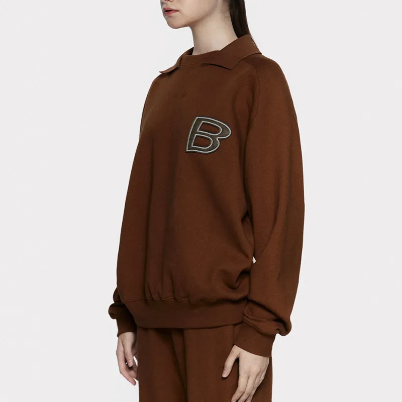 Blur 1.0 Sweatshirts Unisex Brown-4