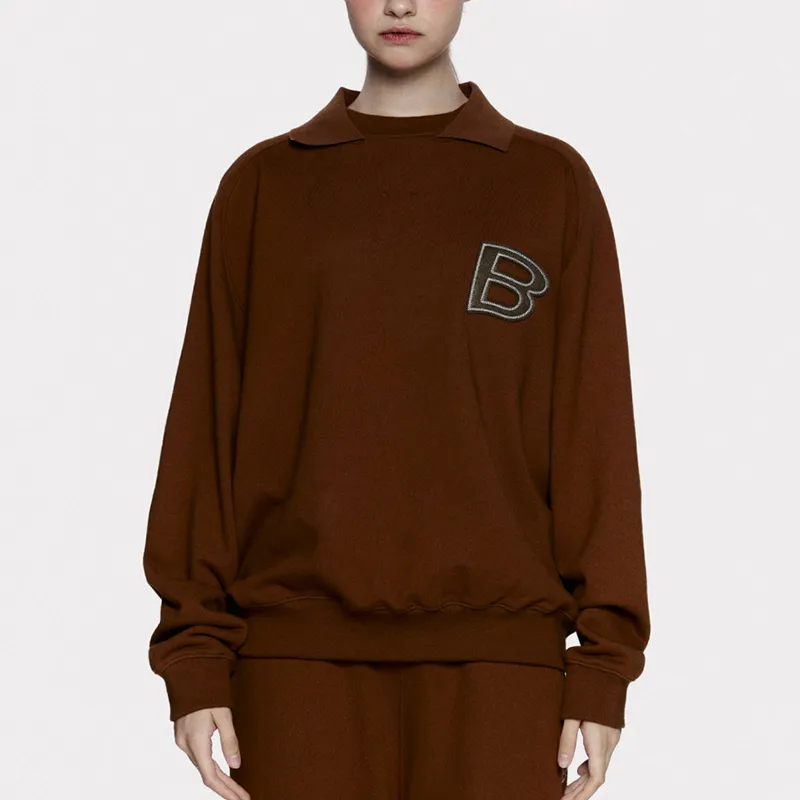 Blur 1.0 Sweatshirts Unisex Brown-2