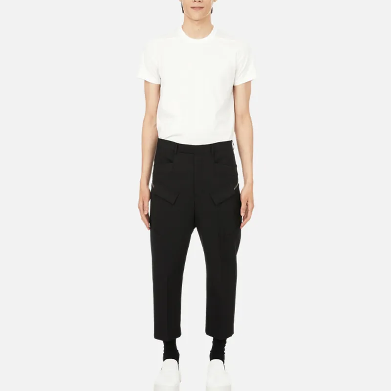 RICK OWENS Casual Pants Men Black-1