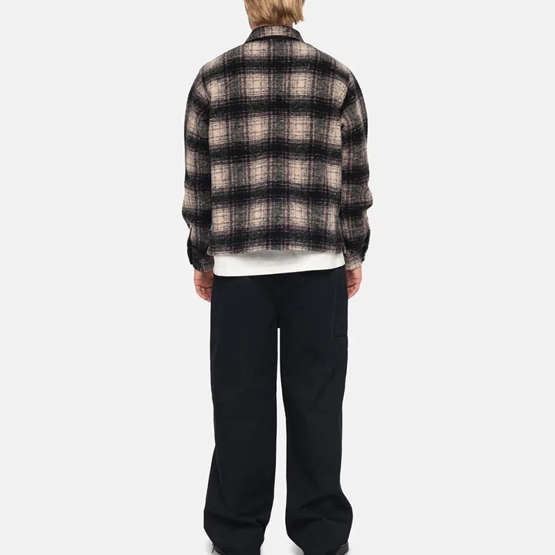 Stussy Wool Plaid Zip Shirt-8